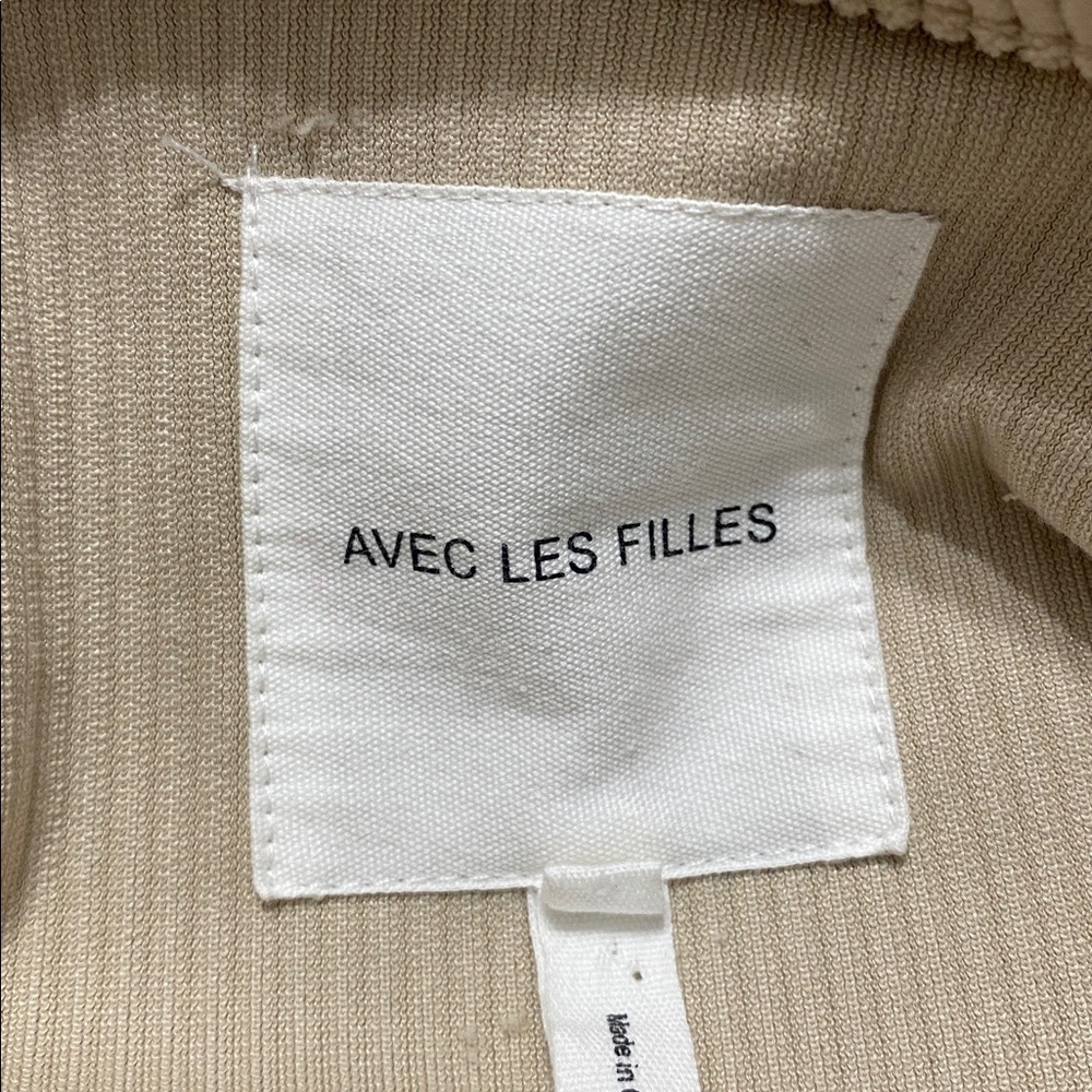 Avec Les Filles Creamy Beige Cordury Oversized Cropped
Jacket - Picture 8 of 10